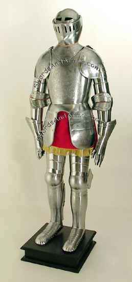 Etched Medieval  Suit Of Armor