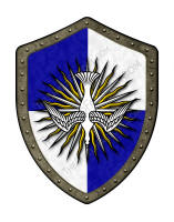 Holy Ghost medieval shield