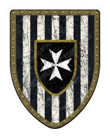 Hospitaller Paly shield