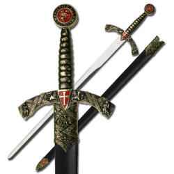 Medeival Sword with Leather Sheath