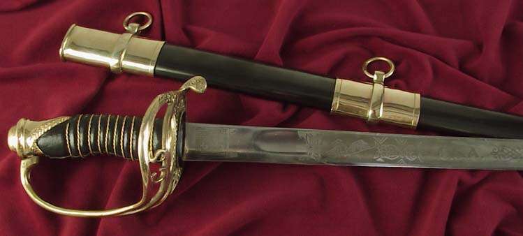 General Shelby CSA Officer's Sword, Scabbard